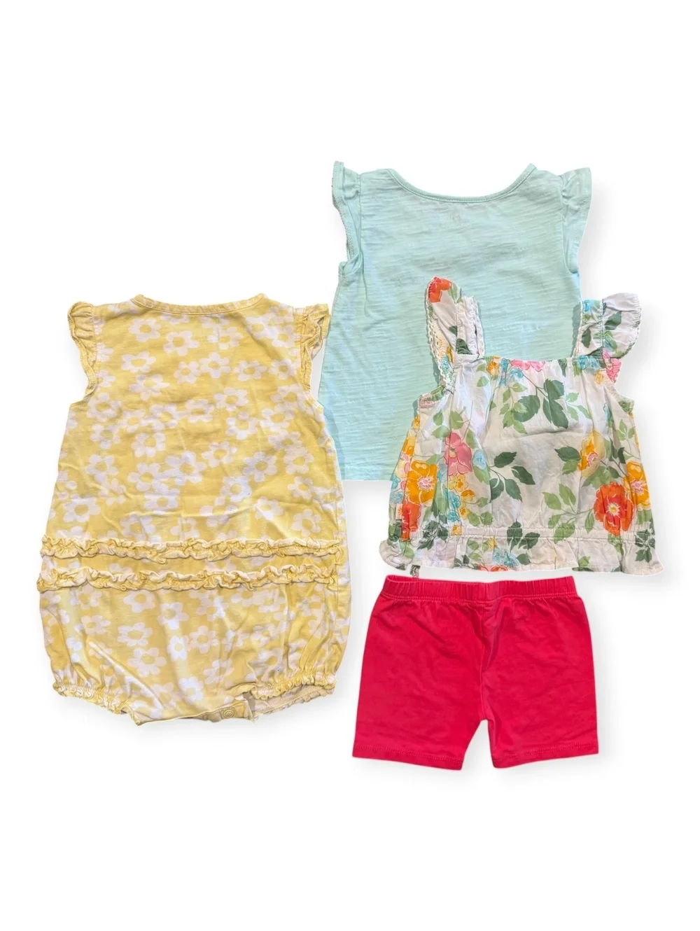 Baby Girls 12M Clothing Set - Floral & Bright